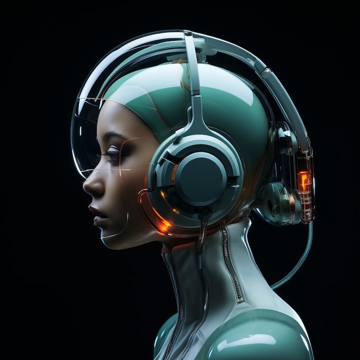 Home Futuristic Person Listening Music Ultra Modern Headphones 23 2151072999